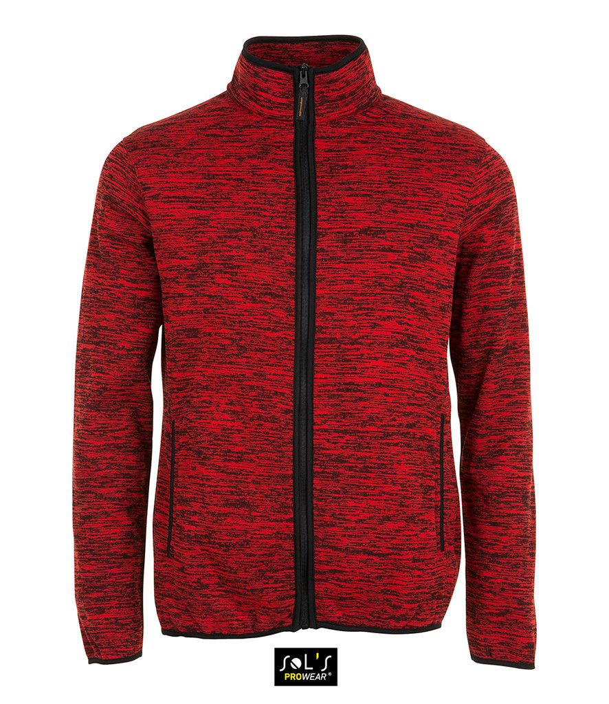 SOL'S Turbo Pro Knitted Fleece Jacket | The Funky Peach