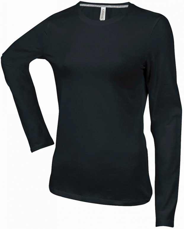 Image 1 of Kariban Ladies Long Sleeve Crew Neck T-Shirt
