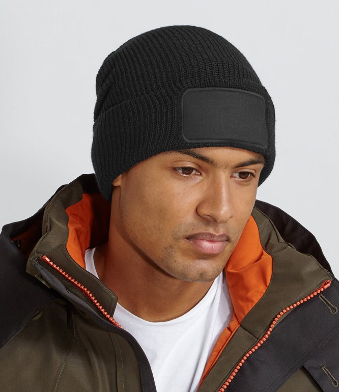 Image 1 of Beechfield Thinsulate™ Patch Beanie
