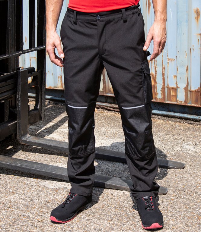 Image 1 of Result Work-Guard Slim Fit Soft Shell Trousers