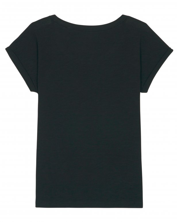 Image 1 of Women's Stella Rounders slub rolled sleeve slub t-shirt (STTW112)
