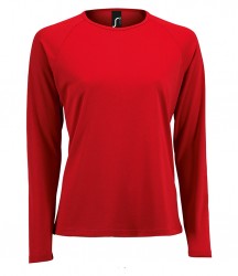 Image 4 of SOL'S Ladies Sporty Long Sleeve Performance T-Shirt