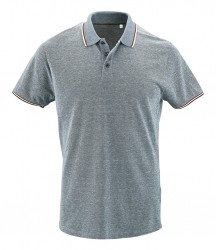 Image 3 of SOL'S Paname Heather Piqué Polo Shirt