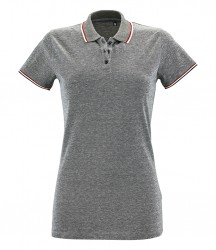 Image 2 of SOL'S Ladies Paname Heather Piqué Polo Shirt