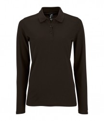 Image 3 of SOL'S Ladies Perfect Long Sleeve Piqué Polo Shirt