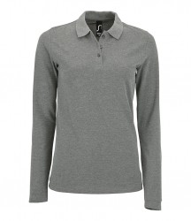 Image 6 of SOL'S Ladies Perfect Long Sleeve Piqué Polo Shirt