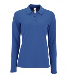 Image 10 of SOL'S Ladies Perfect Long Sleeve Piqué Polo Shirt