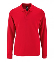 Image 7 of SOL'S Perfect Long Sleeve Piqué Polo Shirt