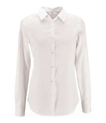 Image 3 of SOL'S Ladies Brody Herringbone Long Sleeve Shirt