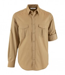 Image 2 of SOL'S Burma Roll Sleeve Poplin Shirt