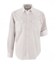 Image 4 of SOL'S Burma Roll Sleeve Poplin Shirt