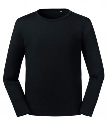 Image 4 of Russell Pure Organic Long Sleeve T-Shirt