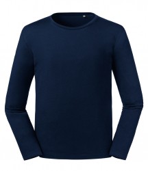 Image 3 of Russell Pure Organic Long Sleeve T-Shirt