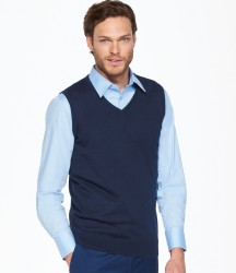 SOL'S Unisex Gentlemen Sleeveless Cotton Acrylic V Neck Sweater image