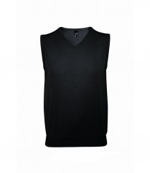 Image 4 of SOL'S Unisex Gentlemen Sleeveless Cotton Acrylic V Neck Sweater