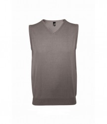 Image 2 of SOL'S Unisex Gentlemen Sleeveless Cotton Acrylic V Neck Sweater