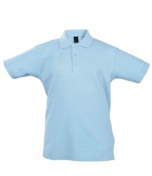 Image 2 of SOL'S Kids Summer II Cotton Piqué Polo Shirt