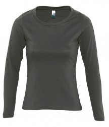 Image 6 of SOL'S Ladies Majestic Long Sleeve T-Shirt