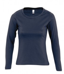Image 11 of SOL'S Ladies Majestic Long Sleeve T-Shirt