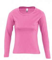 Image 9 of SOL'S Ladies Majestic Long Sleeve T-Shirt
