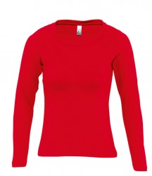 Image 2 of SOL'S Ladies Majestic Long Sleeve T-Shirt