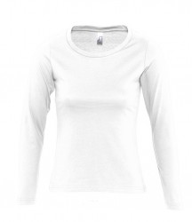 Image 12 of SOL'S Ladies Majestic Long Sleeve T-Shirt