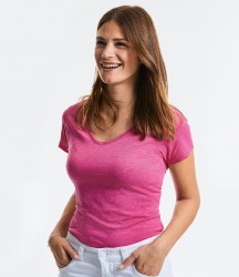 Russell Ladies V Neck HD T-Shirt image