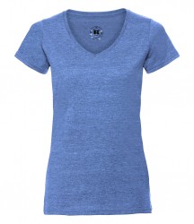 Image 3 of Russell Ladies V Neck HD T-Shirt