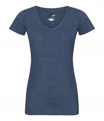 Image 4 of Russell Ladies V Neck HD T-Shirt