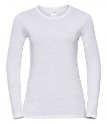 Image 12 of Russell Ladies Long Sleeve HD T-Shirt