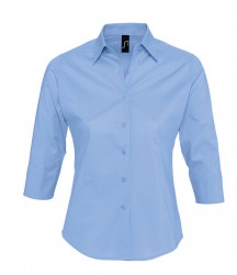 Image 3 of SOL'S Ladies Effect 3/4 Sleeve Fitted Shirt