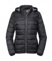 Image 2 of Russell Ladies Hooded Nano Padded Jacket