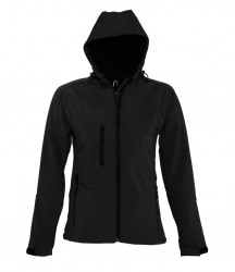 Image 2 of SOL'S Ladies Replay Hooded Soft Shell Jacket