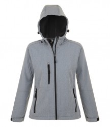 Image 5 of SOL'S Ladies Replay Hooded Soft Shell Jacket