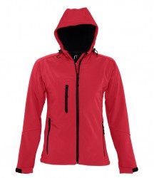 Image 3 of SOL'S Ladies Replay Hooded Soft Shell Jacket