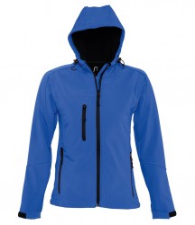 Image 6 of SOL'S Ladies Replay Hooded Soft Shell Jacket