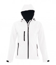 Image 4 of SOL'S Ladies Replay Hooded Soft Shell Jacket