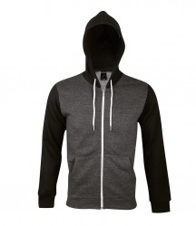 Image 2 of SOL'S Unisex Silver Hooded Jacket