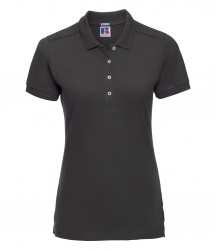 Image 12 of Russell Ladies Stretch Piqué Polo Shirt