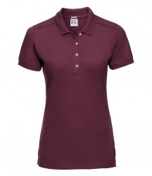 Image 3 of Russell Ladies Stretch Piqué Polo Shirt
