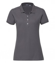 Image 10 of Russell Ladies Stretch Piqué Polo Shirt