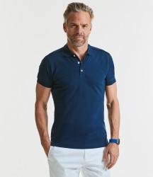 Russell Stretch Piqué Polo Shirt image