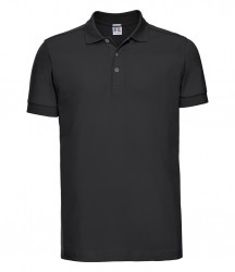 Image 3 of Russell Stretch Piqué Polo Shirt