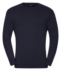 Image 3 of Russell Collection Cotton Acrylic Crew Neck Sweater