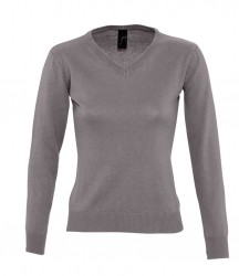 Image 3 of SOL'S Ladies Galaxy Cotton Acrylic V Neck Sweater