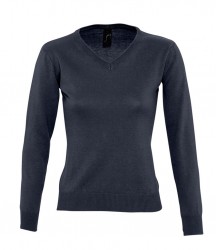 Image 4 of SOL'S Ladies Galaxy Cotton Acrylic V Neck Sweater