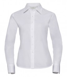 Image 5 of Russell Collection Ladies Long Sleeve Classic Twill Shirt