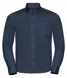 Image 3 of Russell Collection Long Sleeve Classic Twill Shirt