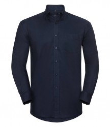 Image 7 of Russell Collection Long Sleeve Easy Care Oxford Shirt