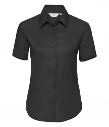 Image 5 of Russell Collection Ladies Short Sleeve Easy Care Oxford Shirt